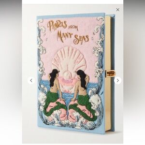 EXCLUSIVE AT NET-A-PORTER. Olympia Le-Tan’s pearl from many seas clutch